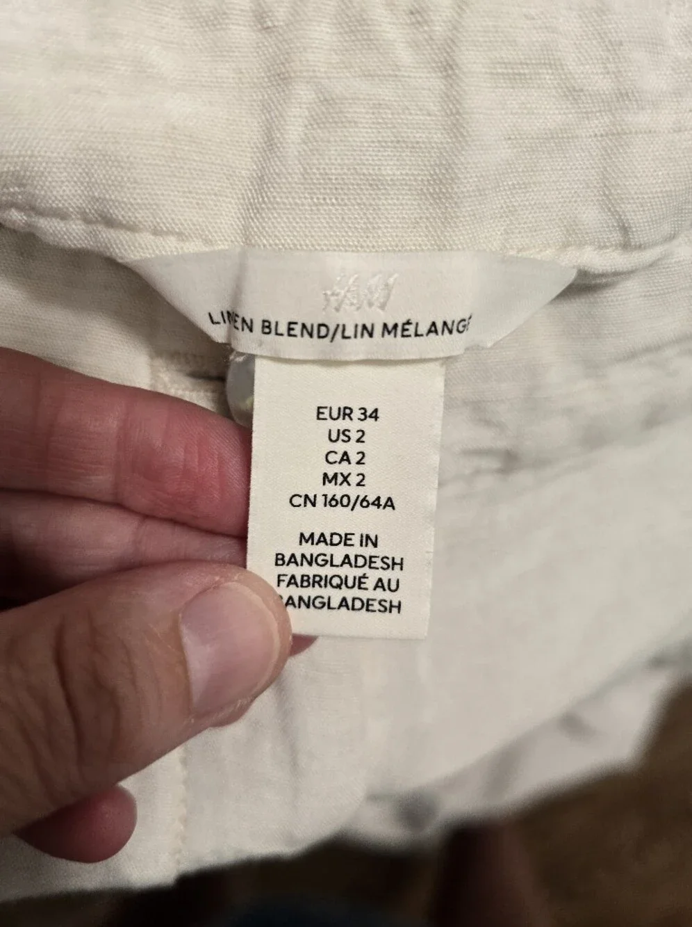 H&M tailored pants